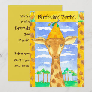 Invitación a la fiesta de cumpleaños de los niños