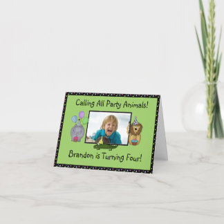 Invitación a la fiesta de cumpleaños de los niños