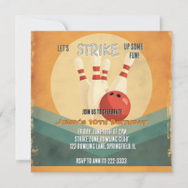 Invitación a la fiesta de cumpleaños de los niños 