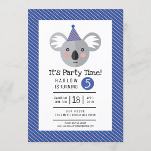 Invitación a la fiesta de cumpleaños de los niños 