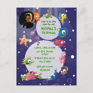 Invitación a la fiesta de cumpleaños de los niños 