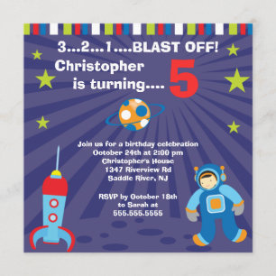 Invitación a la fiesta de cumpleaños de los niños