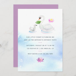 Invitación a la fiesta de cumpleaños de los niños 