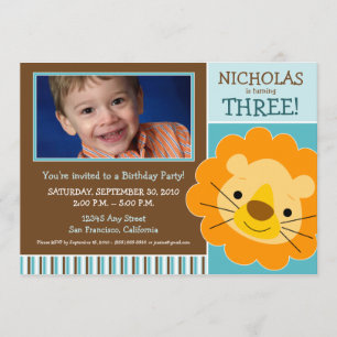 Invitación a la fiesta de cumpleaños de los niños