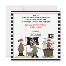 Invitación a la fiesta de cumpleaños de los niños 