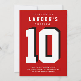 Invitación a la fiesta de cumpleaños de los niños 