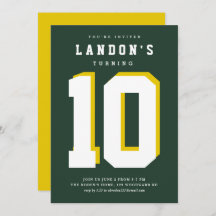 Invitación a la fiesta de cumpleaños de los niños 