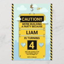 Invitación a la fiesta de cumpleaños de los niños,