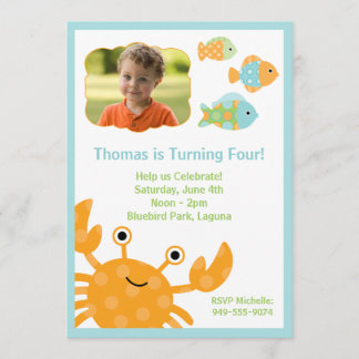 Invitación a la fiesta de cumpleaños de los niños