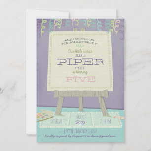 Invitación a la fiesta de cumpleaños de los niños