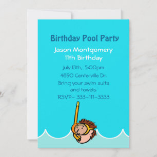 Invitación a la fiesta de cumpleaños de los niños