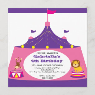 Invitación a la fiesta de cumpleaños de los niños