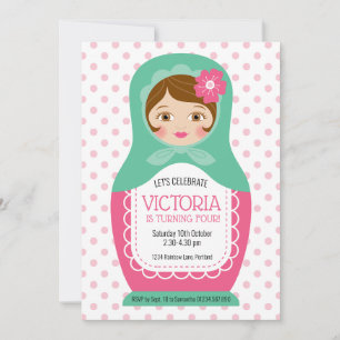 Invitación a la fiesta de cumpleaños de los niños
