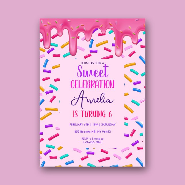 Invitación a la fiesta de cumpleaños de los niños (Subido por el creador)