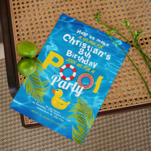 Invitación a la fiesta de cumpleaños de los niños 