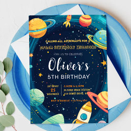 Invitación a la fiesta de cumpleaños de los niños 