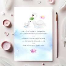 Invitación a la fiesta de cumpleaños de los niños 