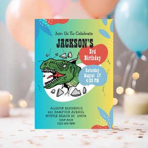 Invitación a la fiesta de cumpleaños de los niños 