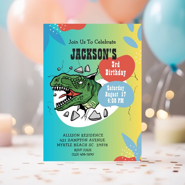 Invitación a la fiesta de cumpleaños de los niños  (Subido por el creador)