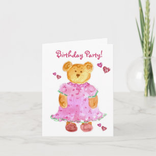 Invitación a la fiesta de cumpleaños de los niños 