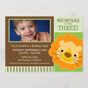 Invitación a la fiesta de cumpleaños de los niños