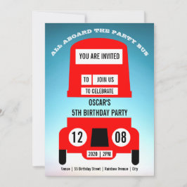 Invitación a la fiesta de cumpleaños de los niños