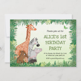 Invitación a la fiesta de cumpleaños de los niños 