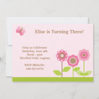 Invitación a la fiesta de cumpleaños de los niños