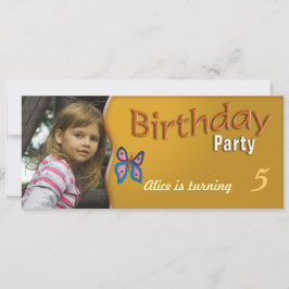 Invitación a la fiesta de cumpleaños de los niños|