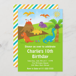 Invitación a la fiesta de cumpleaños de los niños 