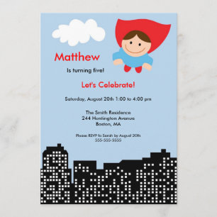 Invitación a la fiesta de cumpleaños de los niños 
