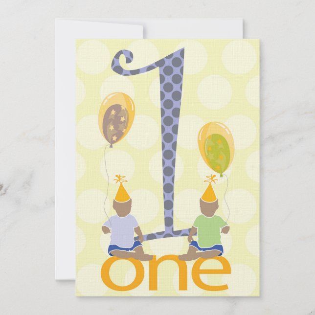 Invitación a la fiesta de cumpleaños de los niños  (Anverso)