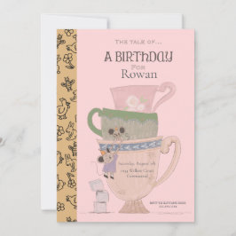 Invitación a la fiesta de cumpleaños de los niños