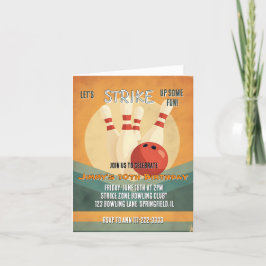 Invitación a la fiesta de cumpleaños de los niños 