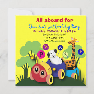 Invitación a la fiesta de cumpleaños de los niños