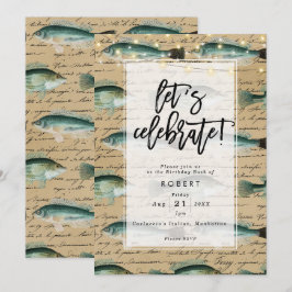 invitación a la fiesta de cumpleaños de los peces