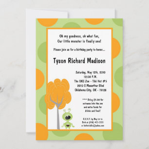 Invitación a la fiesta de cumpleaños de los pequeñ