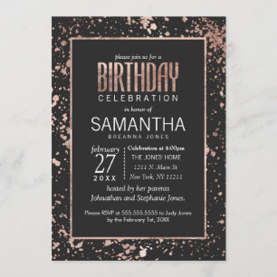 Invitación a la fiesta de cumpleaños de los pintor