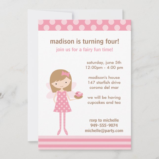 Invitación a la fiesta de cumpleaños de los produc (Anverso)