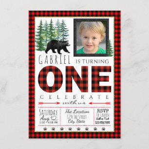 Invitación a la fiesta de cumpleaños de Lumberjack