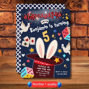 Invitación a la fiesta de cumpleaños de Magic Show