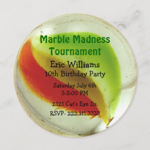 Invitación a la fiesta de cumpleaños de Mármol de 