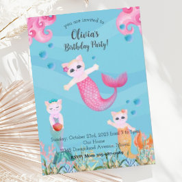 Invitación a la fiesta de cumpleaños de Mercat Mer