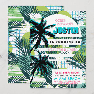 Invitación a la fiesta de cumpleaños de Miami de l