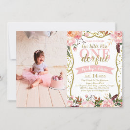 Invitación a la fiesta de cumpleaños de Miss ONE