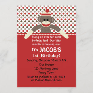 Invitación a la fiesta de cumpleaños de Mono Muert