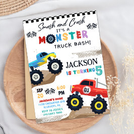 Invitación a la fiesta de cumpleaños de Monster Tr