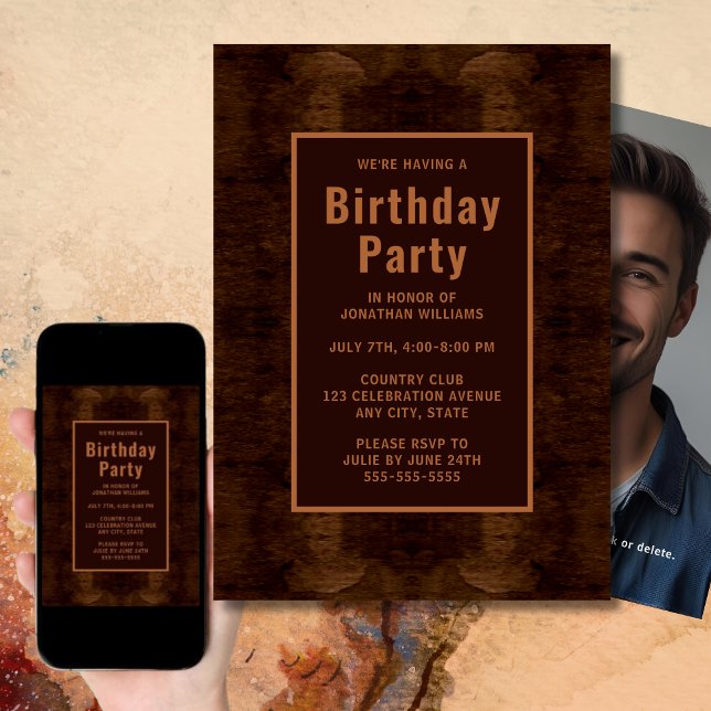 Invitación a la fiesta de cumpleaños de Moody Phot (Subido por el creador)
