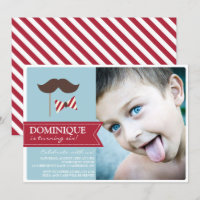 Invitación a la fiesta de cumpleaños de Mustache &