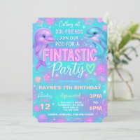 Invitación a la fiesta de cumpleaños de Neon Glow 